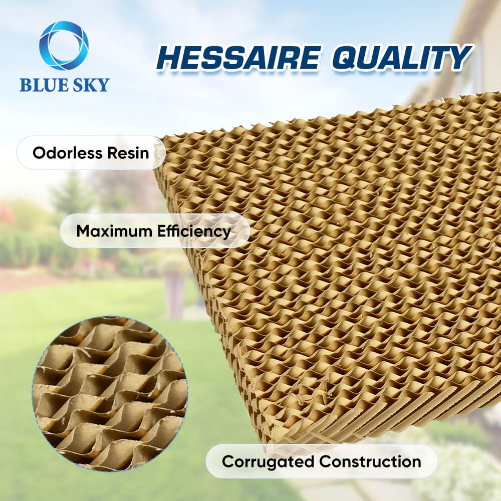 Details of Evaporative Cooler Pads Детали испарительных прохладных прокладок