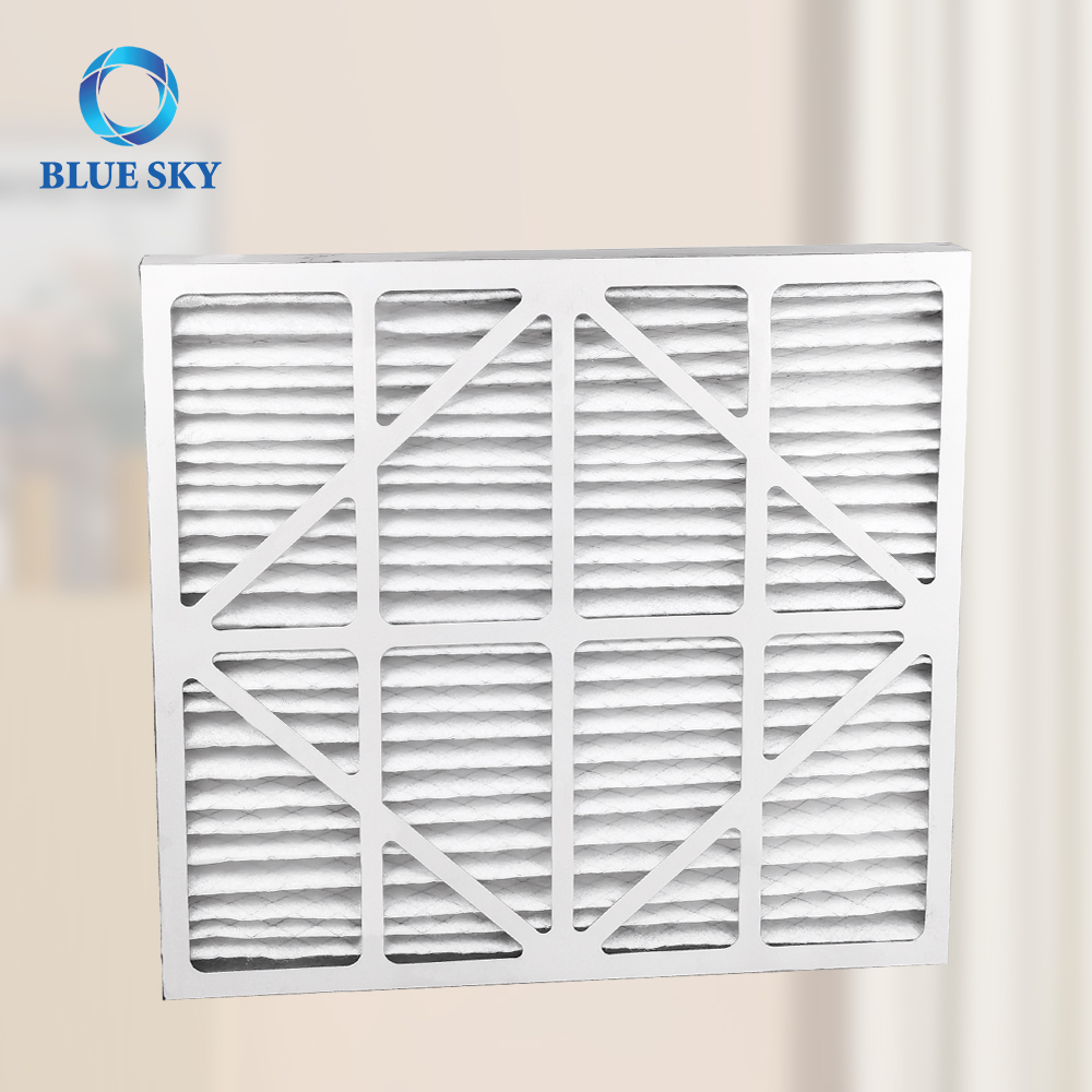 Size Customizable 23.2x21.2x1.7 Inch MERV 8 10 13 Pleated Panel AC Furnace Air Filter размер фильтра Merv, настраиваемый 23,2x21,2x1,7 дюйма MERV 8 10 13 Воздушный фильтр печи переменного тока с гофрированной панелью