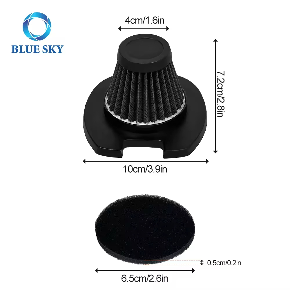 Size of HEPA Filter for Dirt Devil EV1426CS EV1520CT 3-in-1 Lightweight Corded Stick Vacuum Cleaner Размер фильтра HEPA для грязного дьявола EV1426CS EV1520CT 3-в-1 Легкий проводной палоч