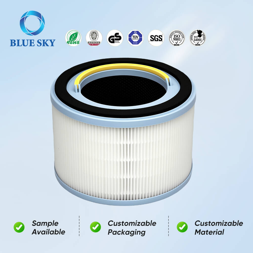 H13 3-in-1 True HEPA Filter & Activated Carbon Filter LAP-B851S Filter Replacement for LEVOIT Sprout Air Purifier H13 3-в-1 True HEPA-фильтр и фильтр с активированным углем LAP-B851S Замена фильтра для очистителя воздуха LEVOIT Sprout