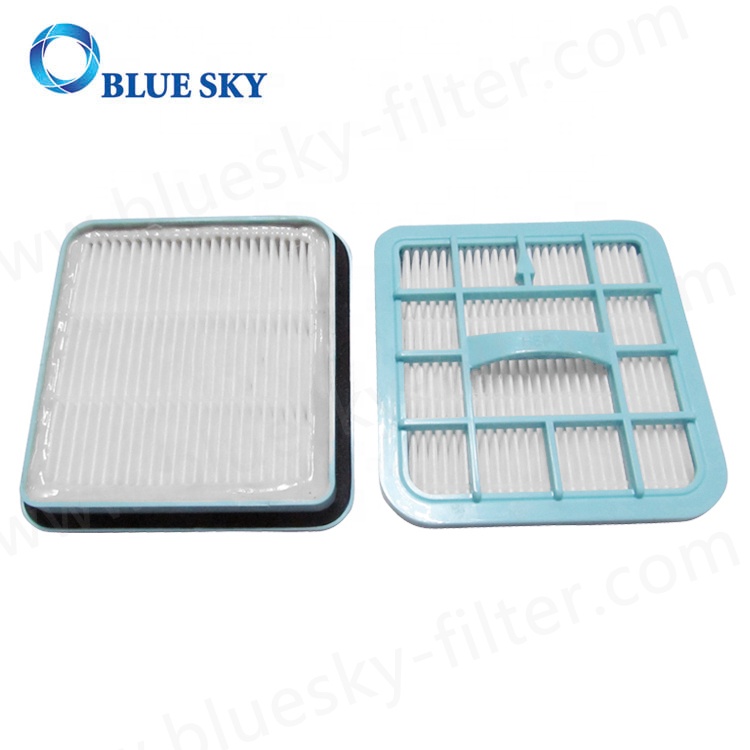 HEPA-фильтр в синей пластиковой рамке для пылесоса Philips FC8220 FC8230 FC8270