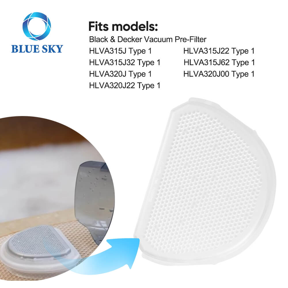 Вакуумный чистящий фильтр замены 90640311, совместимые с черным и декером HLVA315J HLVA315J22 HLVA320J HLVA320J00