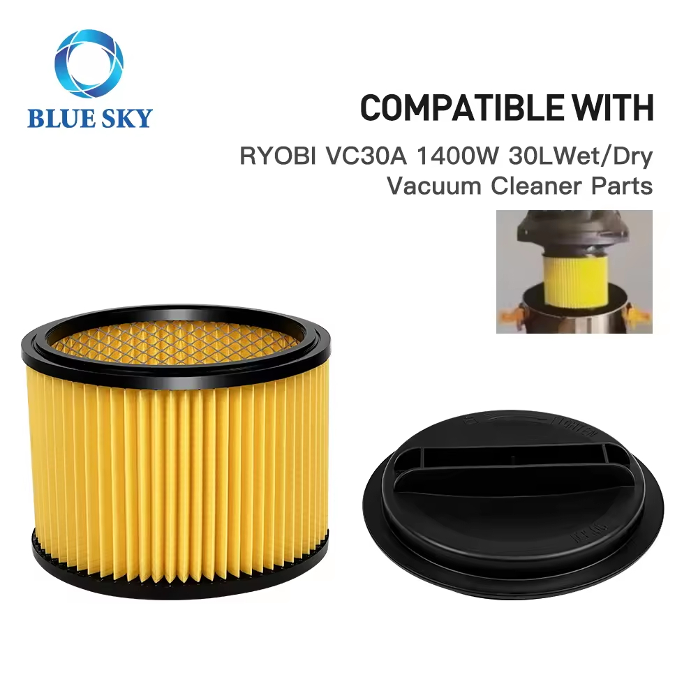 Замена HEPA-фильтра Ryobi Parts для пылесоса Ryobi Vc30A 1400 Вт 30 л для влажной и сухой уборки