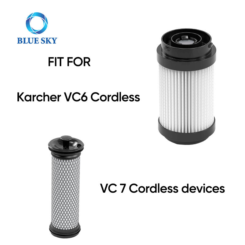 Замена запасных частей HEPA-фильтров для пылесоса Karcher VC6 VC7 2.863-318.0 2.863-319.0