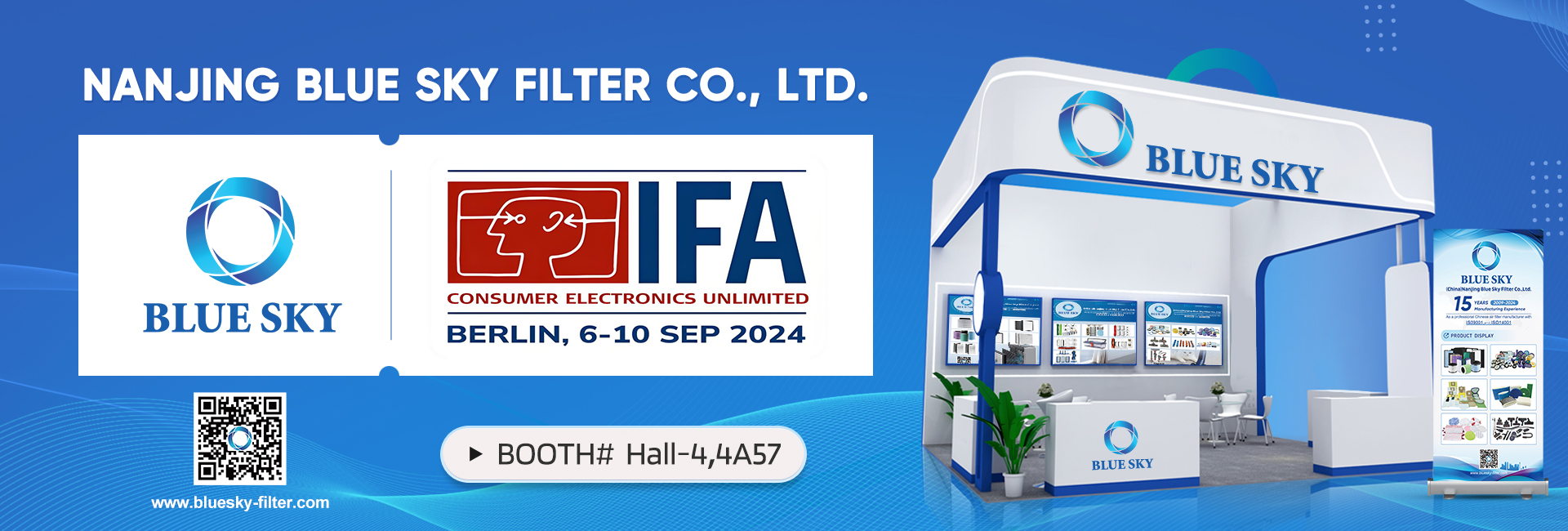 НАНКИН Blue Sky Filter Co., LTD. Присоединюсь к IFA в Берлине 2024 г.