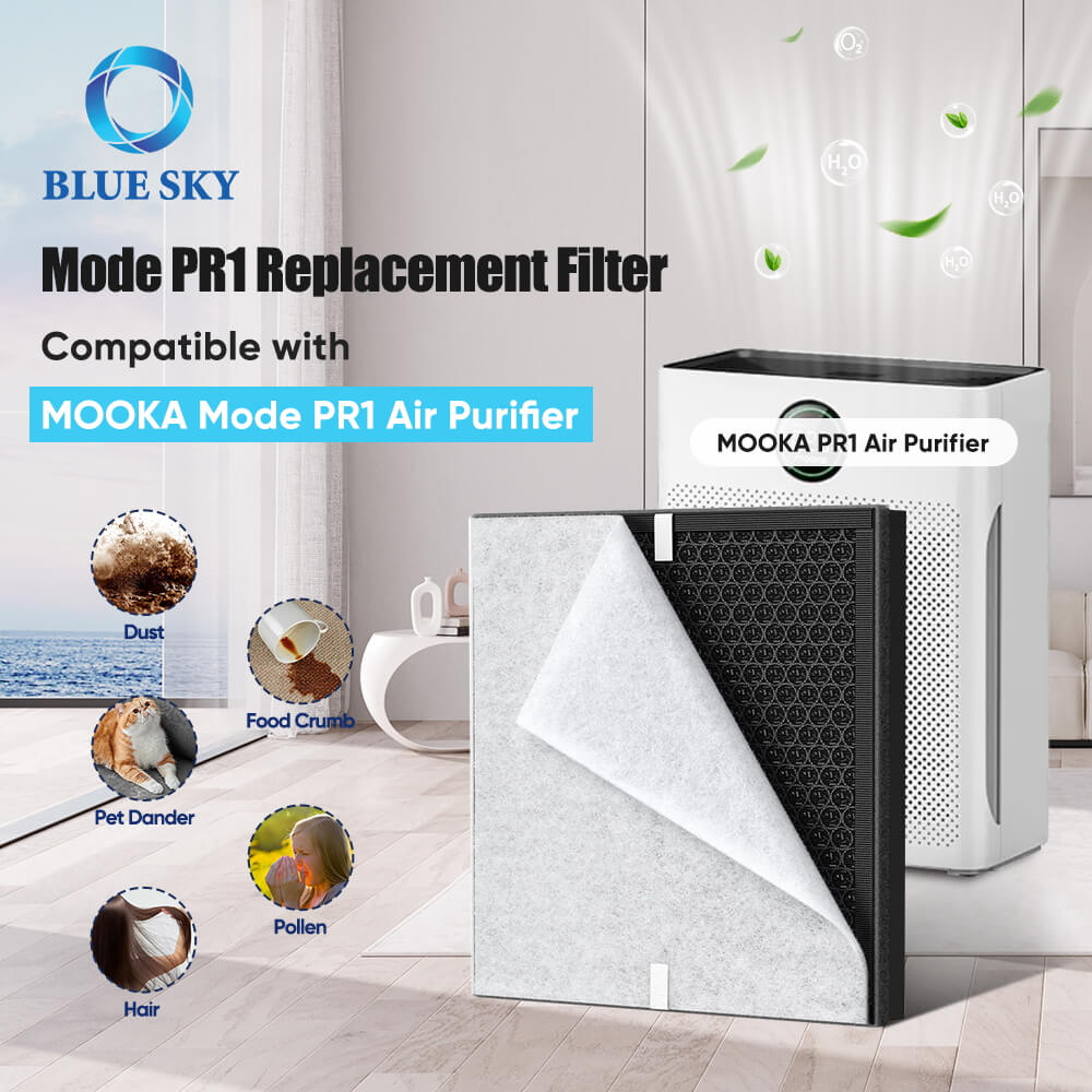 Сменный фильтр HEPA с активированным углем PR1 для очистителей воздуха MOOKA — высокоэффективное решение для фильтрации воздуха