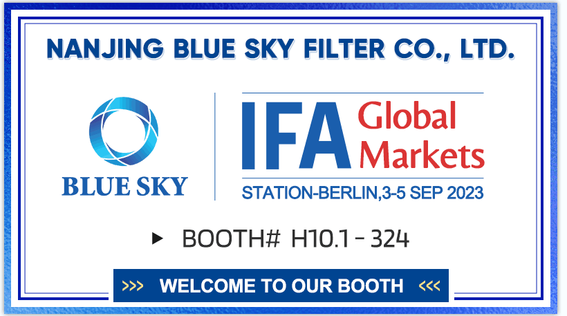 Нанкинский фильтр Blue Sky Выставка IFA в Берлине