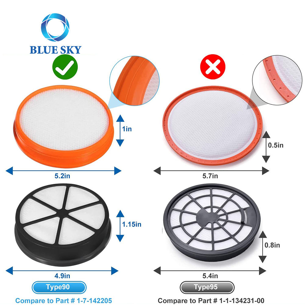 Предварительный фильтр двигателя, комплект фильтров двигателя, совместимый с пылесосом Vax Type 90, детали пылесоса