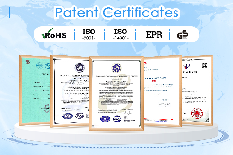 О нашем сертификате Nanjing Blue Sky Filter Co.,Ltd.
