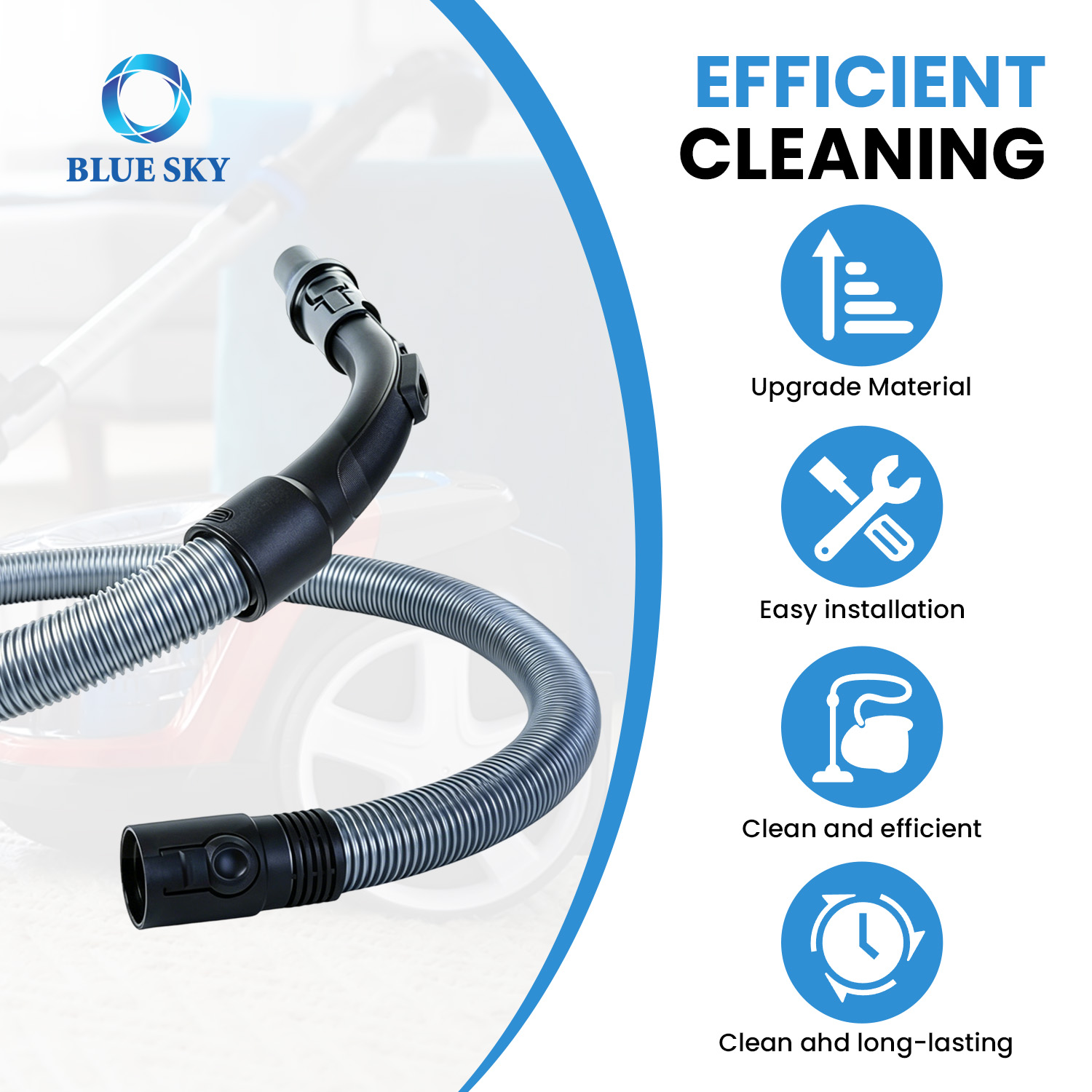 Шланг пылесоса с ручкой, сменный разъем, подходит для FC9078 FC9330 FC9331 FC9332 FC9350