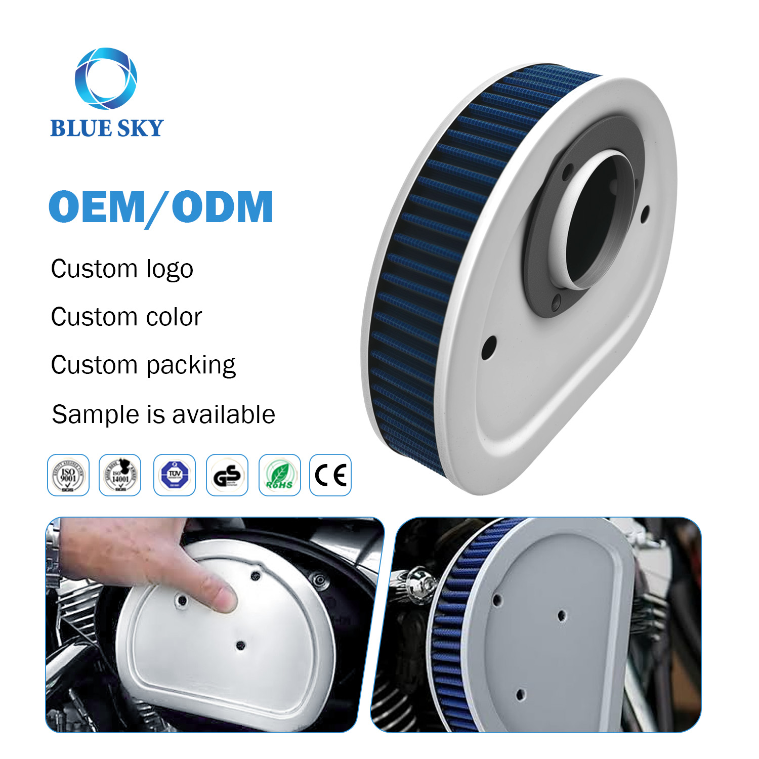 29461-99 HD-1499 Воздушный фильтр для мотоциклов Harley Davidson Motorcycles