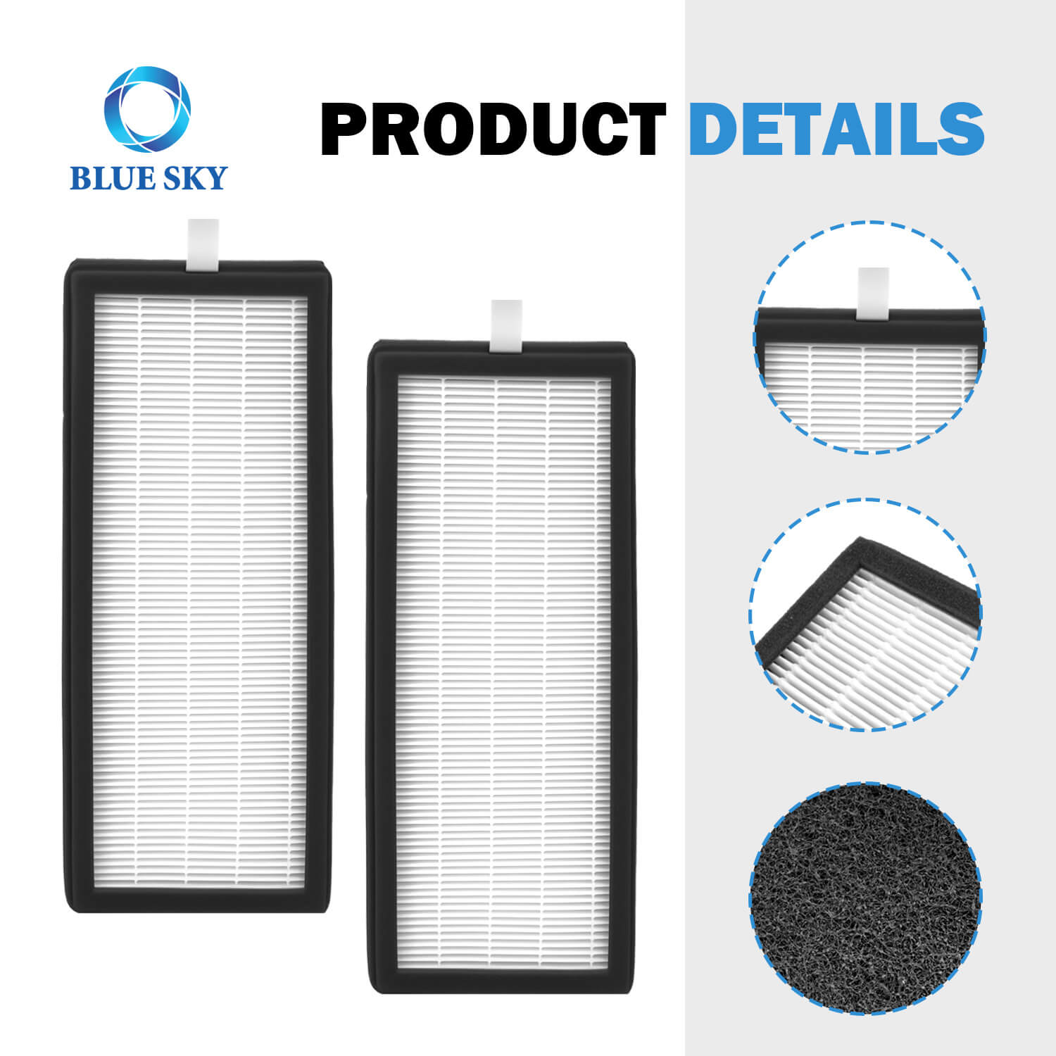 OEM HEPA Filter Cartridge для Veva 8000 Elite Pro Perifier | H13 True HEPA замена | 99,97% пылесоса пыльцы PM2,5 Удаление