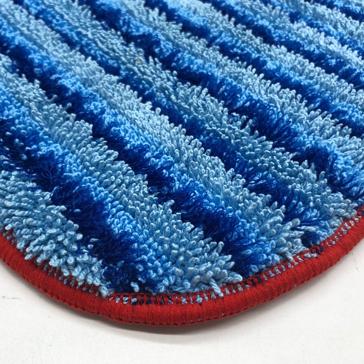 Моющаяся синяя накладка из микрофибры для швабры, совместимая с A1375-100 A1375-101, сменные насадки для парового пылесоса