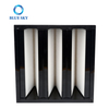 Оптовая пластиковая рама H13 H14 HEPA фильтр 3 V-образная вентиляция Воздушные фильтры HVAC