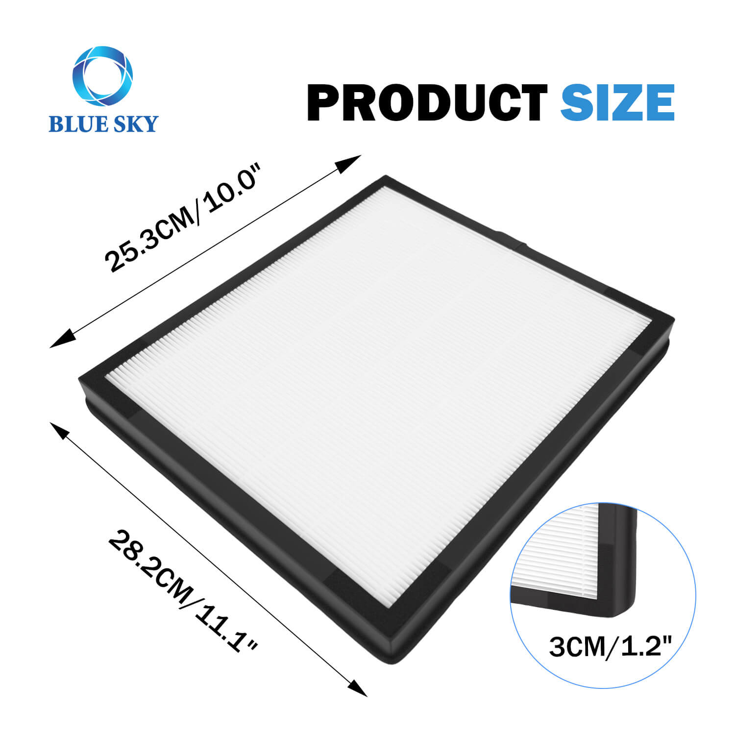 Замена фильтра HEPA HY4866 H13 для очистителя воздуха - поставка OEM-производителя