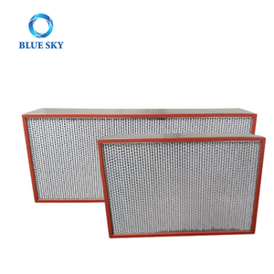Высокотемпературный HEPA-фильтр из нержавеющей стали, воздушный фильтр HVAC