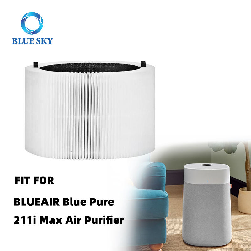 Высокоэффективные фильтры HEPA с активированным углем, совместимые с очистителем воздуха Blueair Blue Pure 211i Max F2MAX