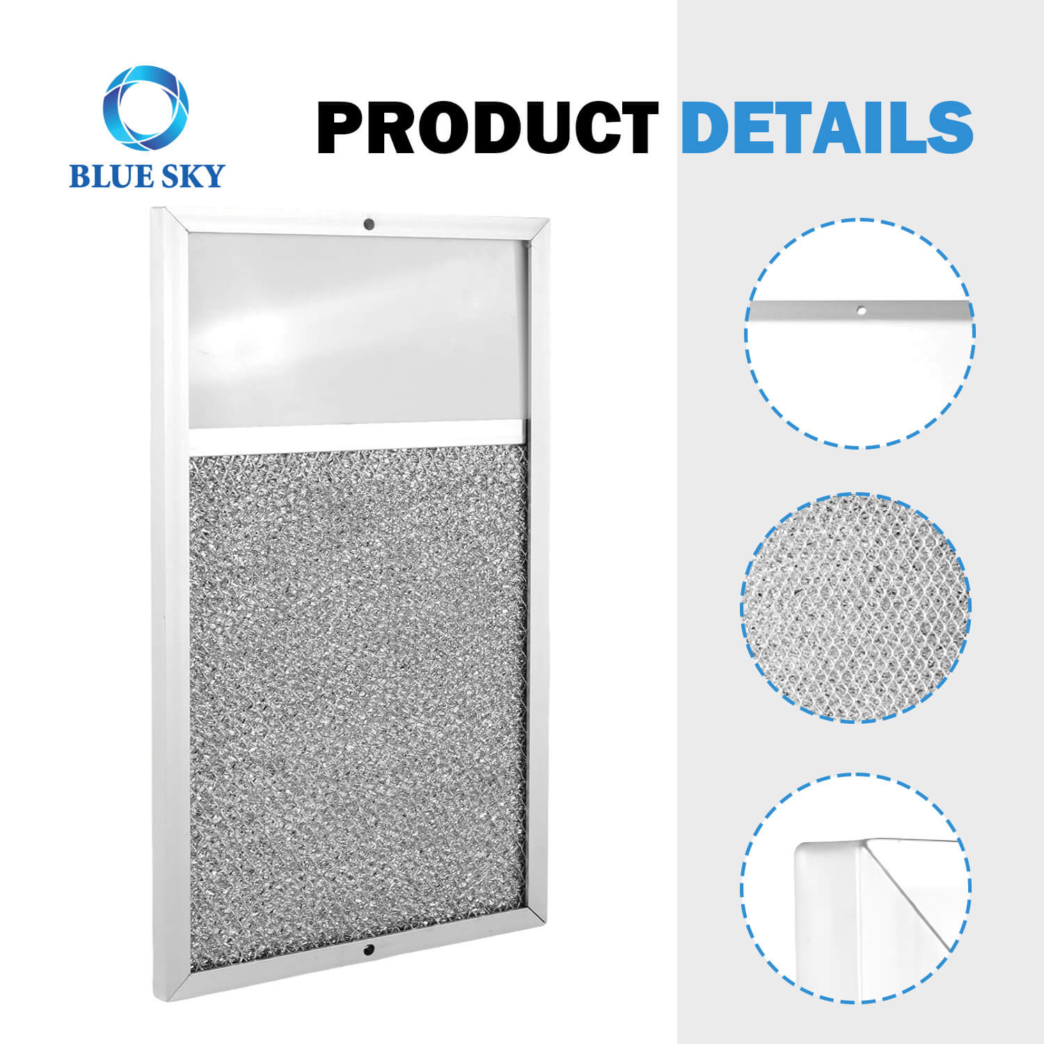 SR610027 Оптовая продажа, фильтр для вытяжки, фильтр для жира, алюминиевая сетка, фильтр для вытяжки для линз Broann R610027