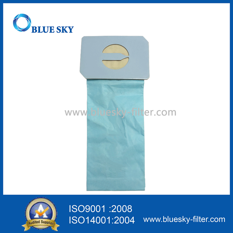 Синий бумажный мешок пылевого фильтра для пылесоса 