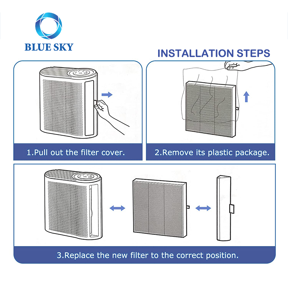 Сменные высокоэффективные фильтры HEPA H13, совместимые с очистителем воздуха AROEVE MK04 MG04JH