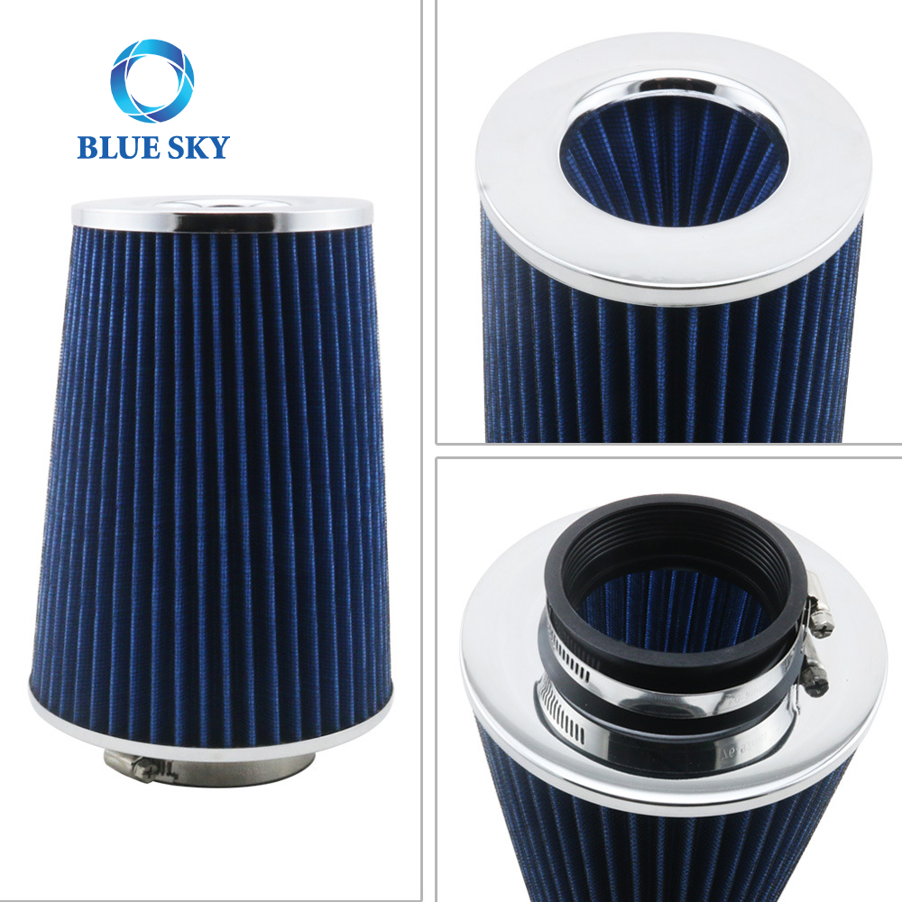 Bluesky High Performance Customized Car General Purpose Auto Injection Модифицированный фильтрующий элемент воздухозаборника с высокой пропускной способностью