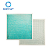 Индивидуальный зеленый и белый воздушный фильтр из хлопчатобумажной плиты из хлопкового волокна