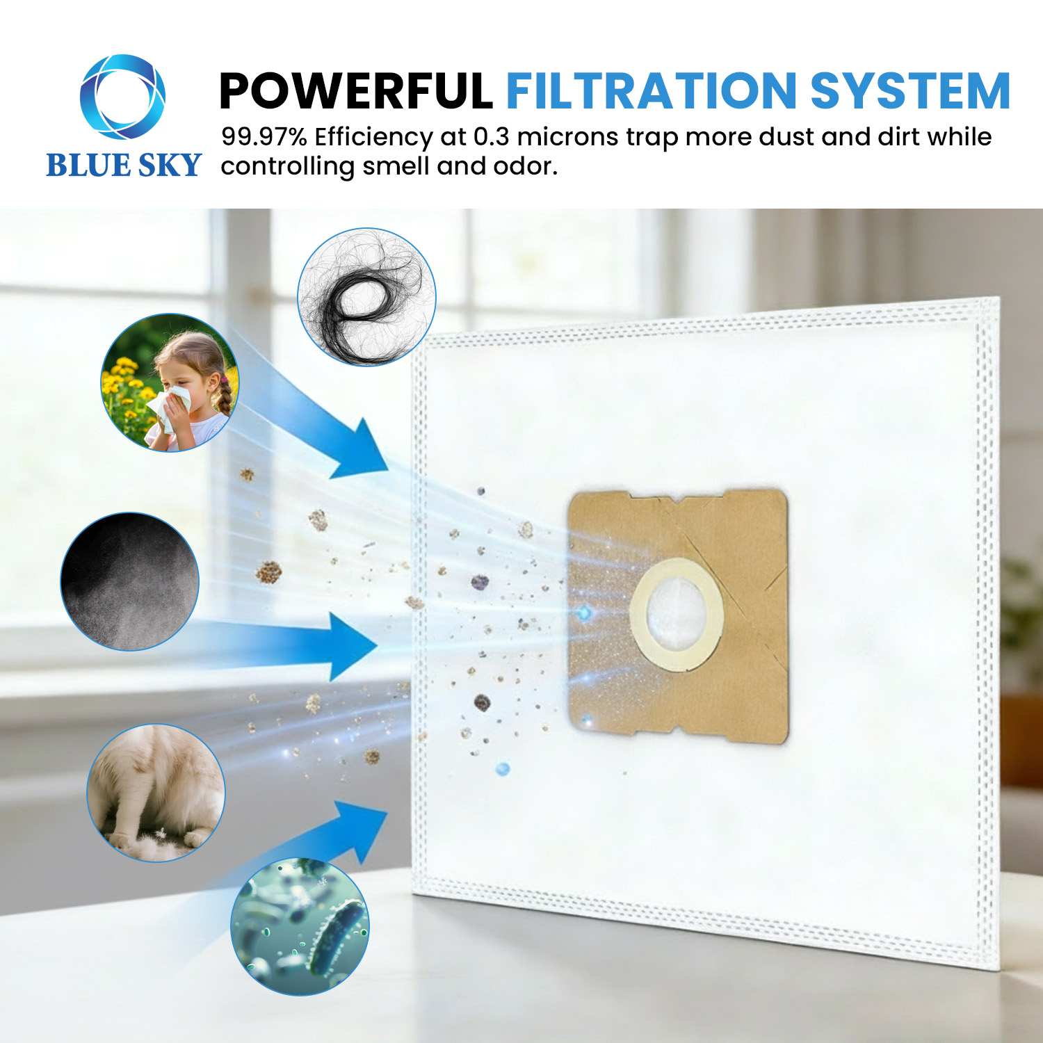 Замена вакуумных пакетов HEPA Type Z, подходит для Moonlight Pizzazz Sunburst Jill Jack Snap, совместима с RZH-6 SZH-6