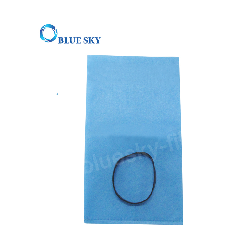Синий нетканый мешок пылевого фильтра и удерживающая лента подходят для пылесоса Shop Vac 2-2,5 галлона WS01025F2 WS0500VA WS0400SS