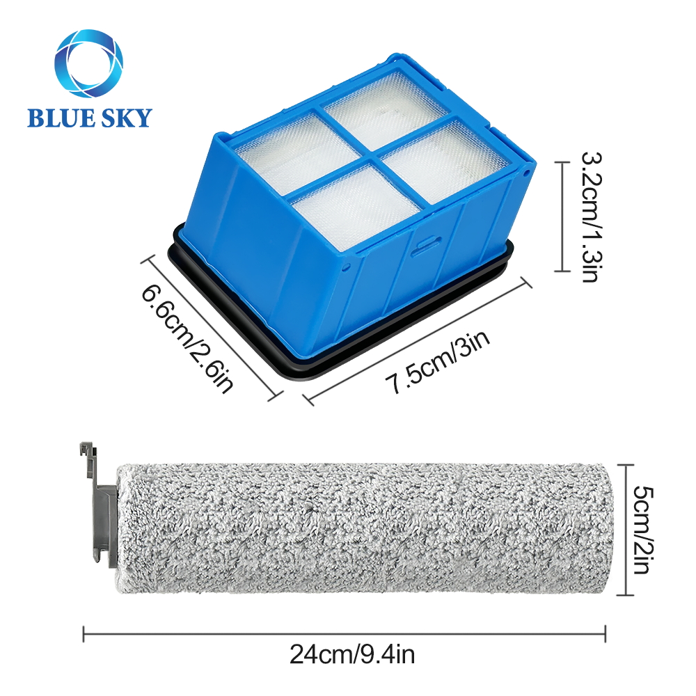 Сменный фильтр и щетка подходят для беспроводного пылесоса Bissell CrossWave Omniforce 3882 X7