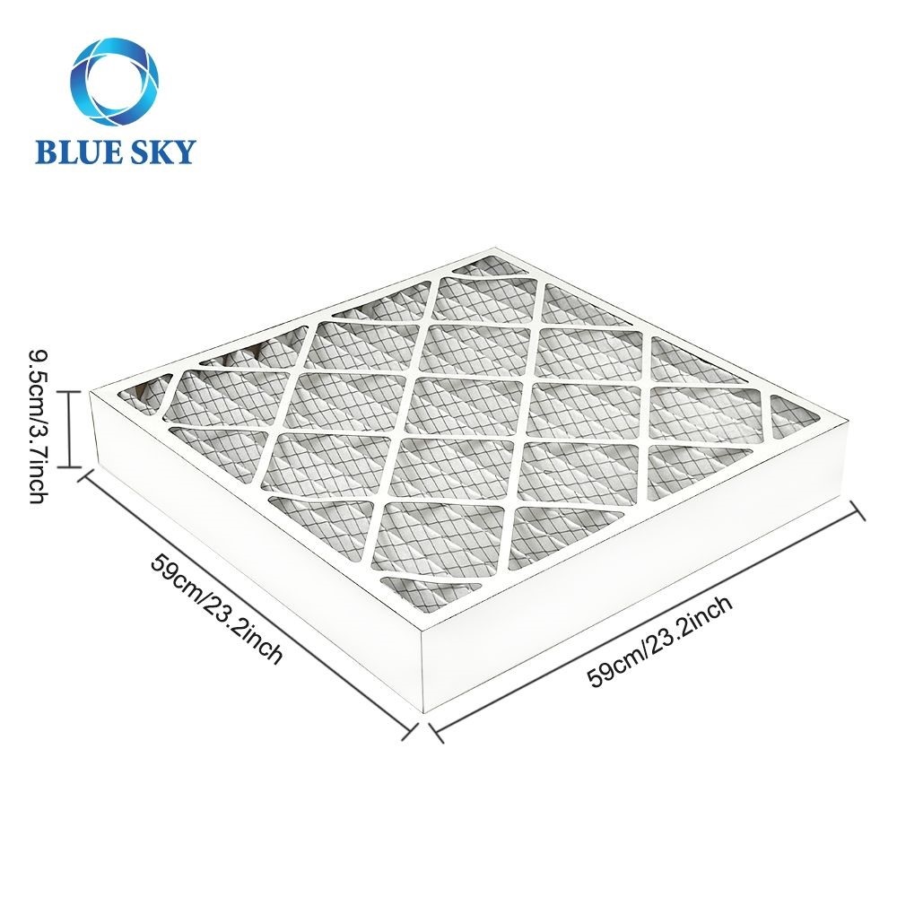 Картонная рамка фильтра Merv 23*23*3,7 плиссировала фильтр HVAC