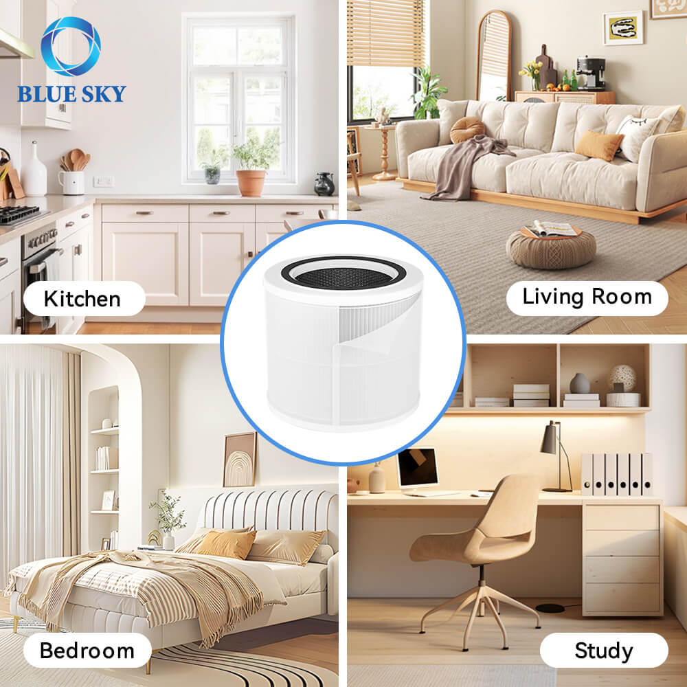 AP103 Сменный фильтр очистителя воздуха для AromaRoom AP103 - OEM-поставщик 3-ступенчатого HEPA Carbon