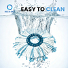 Сменная насадка для круглой швабры из микрофибры для швабры Leifheit Clean Twist Disc M - 2-волоконная сменная насадка для швабры для чистки пола, доступная по индивидуальному заказу