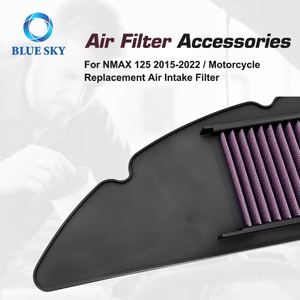 Пользовательский мотоцикл воздушный фильтр для NMAX 155 / Nmax 125 (2015-2022), замена впускного фильтра воздуха