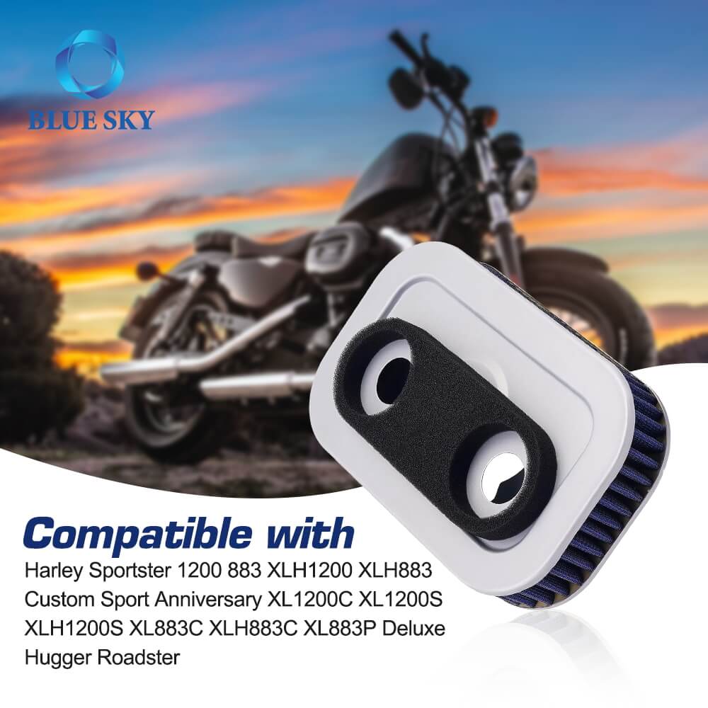 Воздушный фильтр для Harley Davidson Sportster 883 xl883 xlh883 xl883c xl883l xl883p xl883r 1200 xl1200c, мотоцикл воздухозаборник.