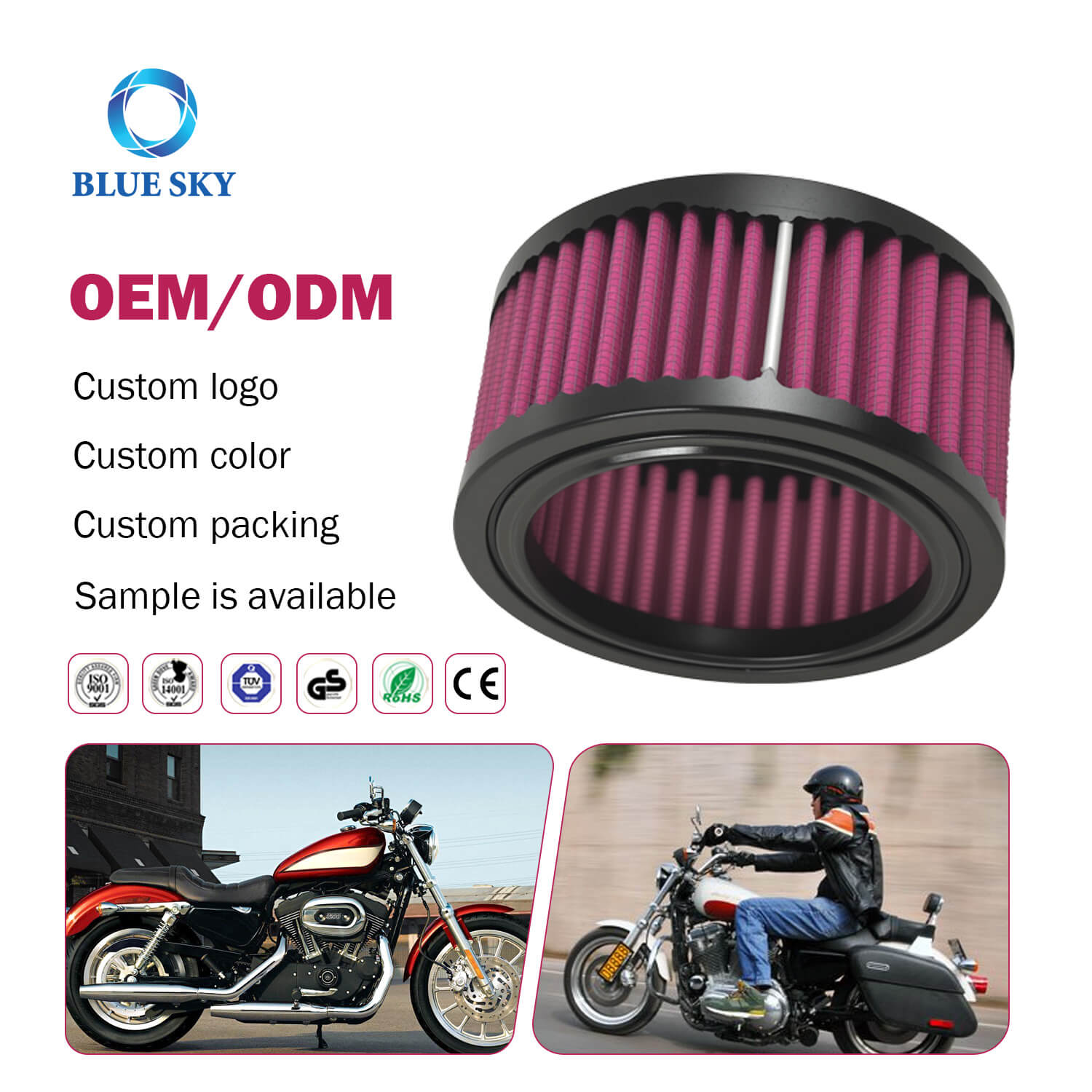 Performance Air Filter для Harley Davidson Sportster 883/1200