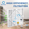 23,2x21,2x1,7 дюйма Merv 8 10 13 Воздушный фильтр для печей переменного тока с гофрированной панелью, Производитель воздушных фильтров HVAC - Высокоэффективные воздушные фильтры HEPA с рейтингом MERV для коммерческих и промышленных систем