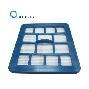 Пылесос с синей рамкой из АБС-пластика и квадратным фильтром