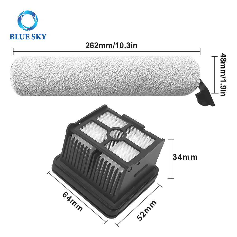Комплект HEPA-фильтра и роликовой щетки подходит для пылесоса Dreame H13 PRO M13 M12PRO M12