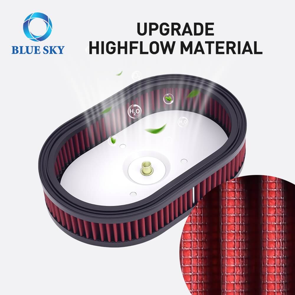 Высокопроизводительный воздушный фильтр HD-0910 / 29670-09 Замена для Harley Davidson Road King CVO и Dyna Low Rider (2009–2017 гг.)