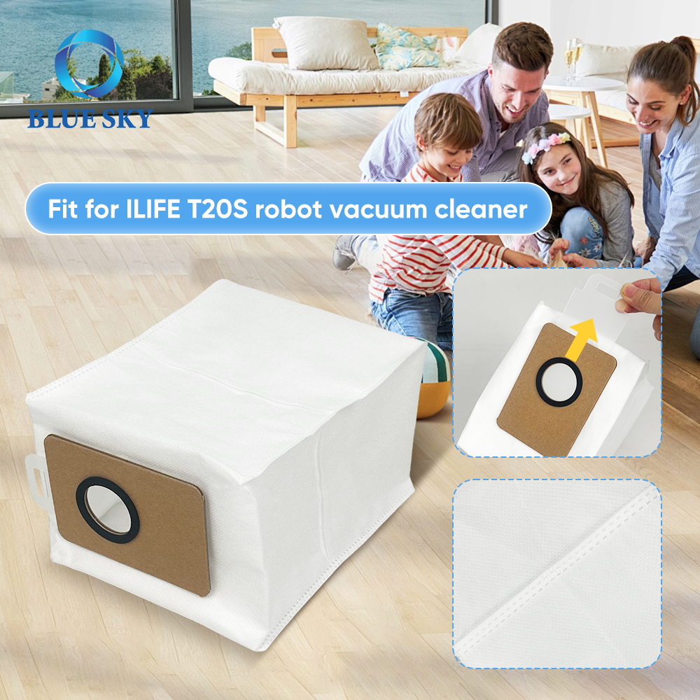 Китайский поставщик пакет пыли для Ilife T20S Self Emelsing Robot Vacuum Cleamer, нетканые ткани вакуумные пакеты