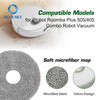 Полный комплект запасных деталей для Irobot Roomba 505/405 Combo | Включает роликовые щетки, прокладки для швабры, фильтр HEPA, боковые щетки, сумки для пыли
