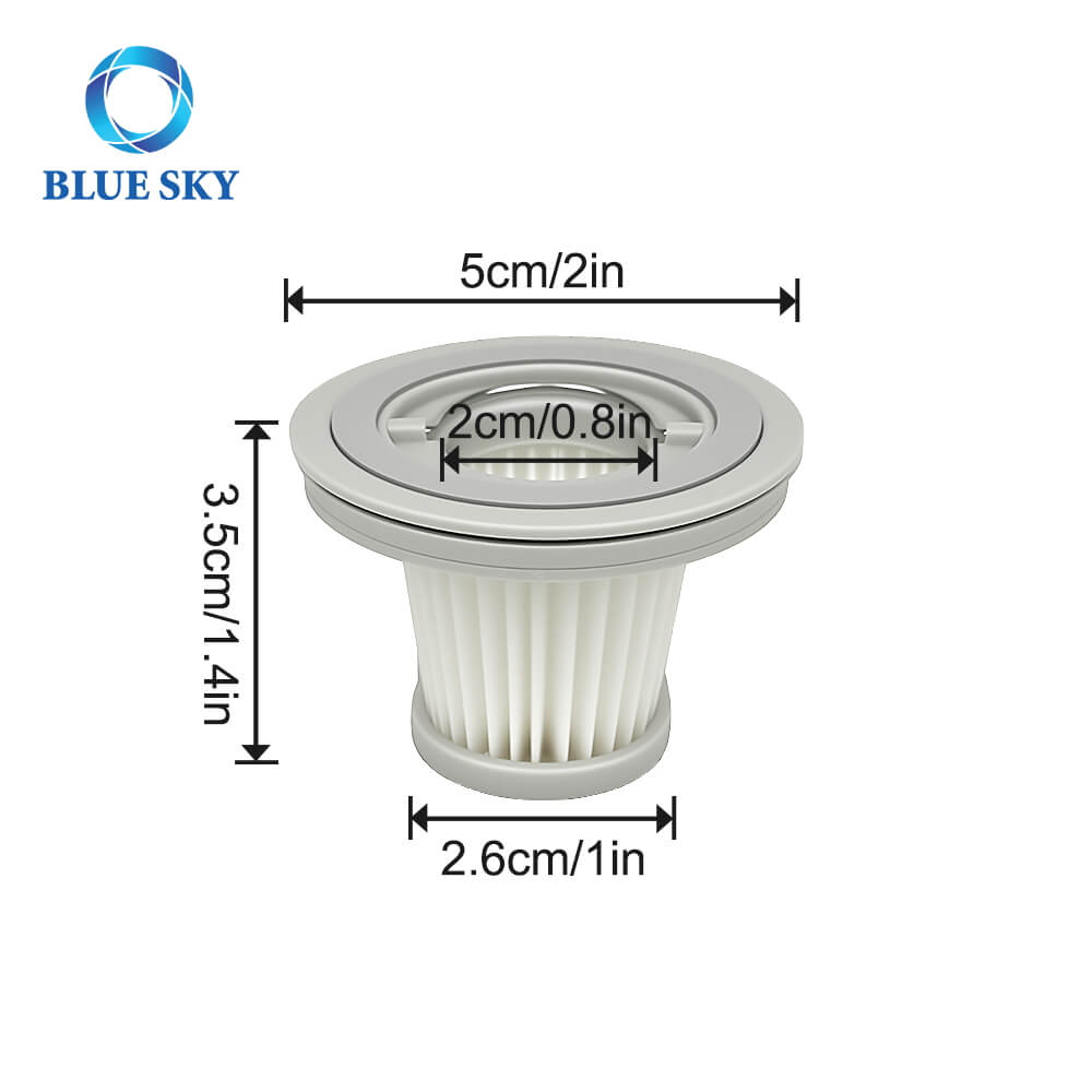 Фильтр HEPA SSXCQ01XY - совместим с Xiaomi Mijia/Mi Mini Handy Vacacuums 