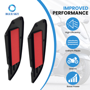 Замена воздушного фильтра мотоцикла с высоким расходом для KYMCO Downtown 300/300i/350/350i, воздухозаборный фильтр двигателя