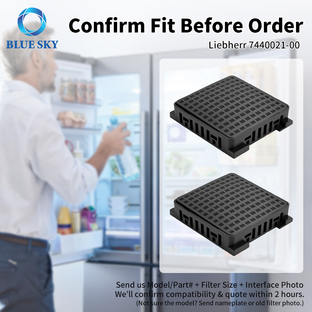 Замена воздушного фильтра для холодильника с активированным углем, подходит для Liebherrs 7440021-00, картридж для фильтра для холодильника с удалением запаха