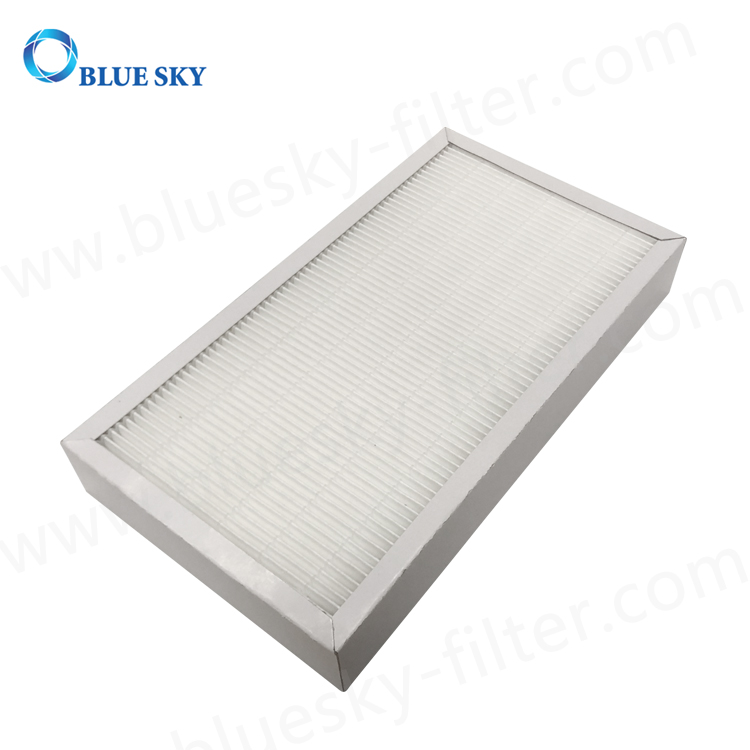 Панельная бумажная рама Плиссированные фильтры H13 HEPA для очистки воздуха