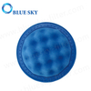 Синий круглый поролоновый фильтр для пылесоса Samsung