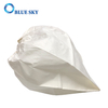 Белый бумажный мешок для сбора пыли для бытового пылесоса C-VAC