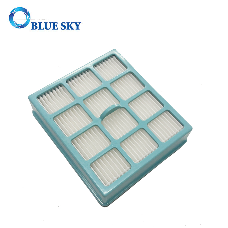 Синий квадратный картридж фильтра HEPA для пылесоса Philips FC8142 FC8140