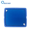 Синяя квадратная резиновая рама поролонового хлопкового фильтра для пылесоса Philips