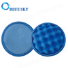 Синий круглый поролоновый фильтр для пылесоса Samsung